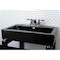 Kingston Brass NB2600KL 4" Centerset Bathroom Faucet, Black Stainless Steel NB2600KL - alternate 5